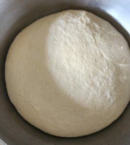 sourdough bread dough resting in large bowl