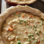 chicken pot pies without top dough
