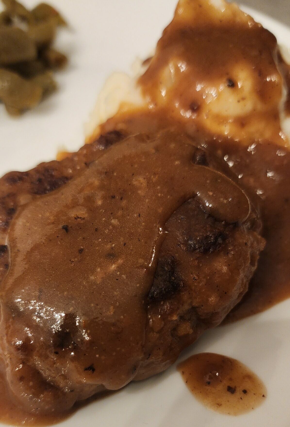 Hamburger Steak with Gravy